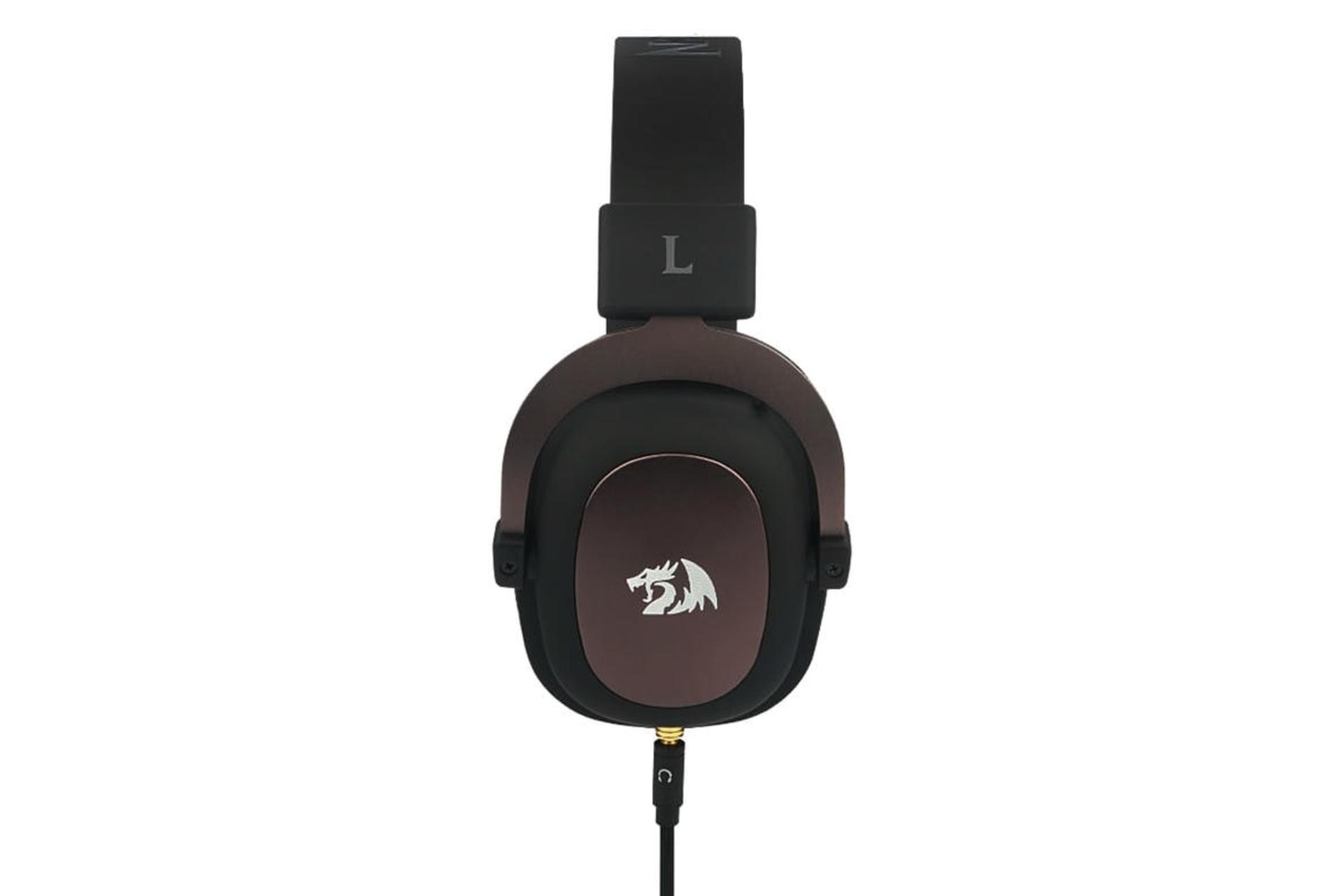 هدست گیمینگ ردراگون Redragon Zeus 2 مشکی از نمای کناری