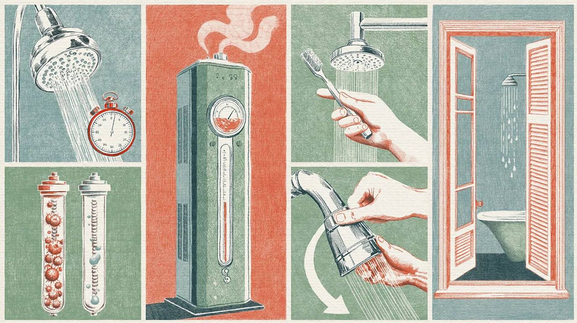 اقدامات برای کاهش خطر میکروب‌های سردوش