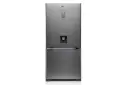 یخچال فریزر لئوکو Leoco LRF85B5 نمای جلو رنگ خاکستری