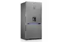 یخچال فریزر لئوکو Leoco LRF85B5 نمای چپ رنگ خاکستری