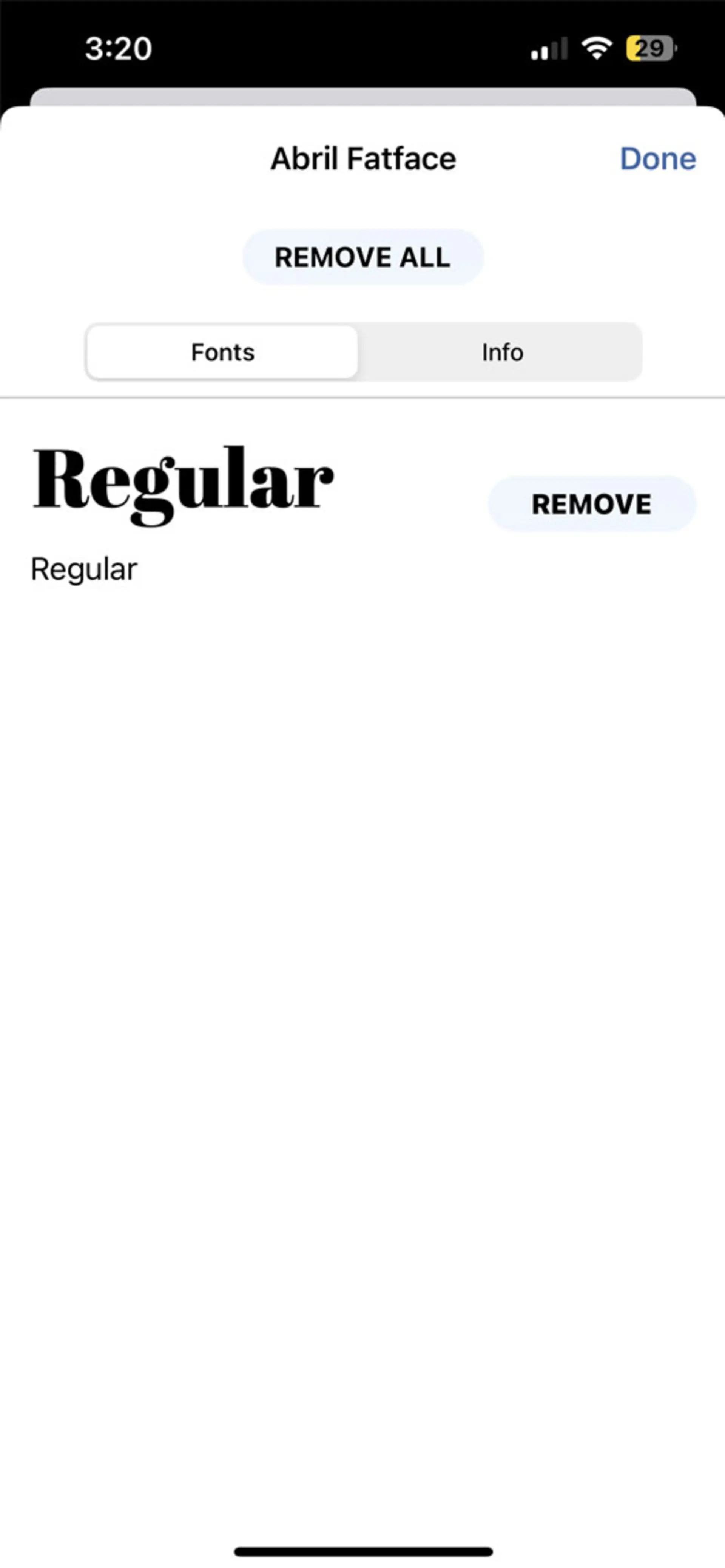 نصب فونت Regular