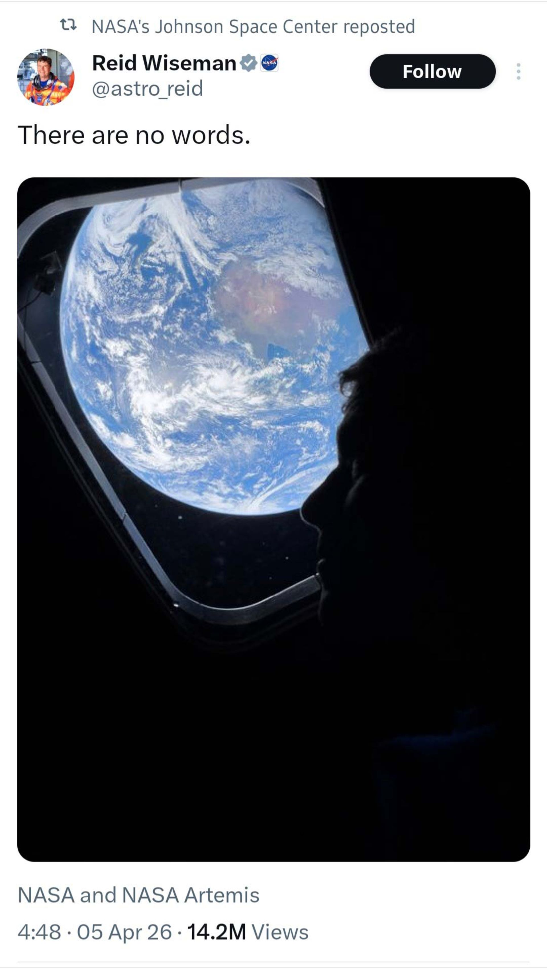 اسکرین‌شات از اکانت رید وایزمن در شبکه اجتماعی ایکس