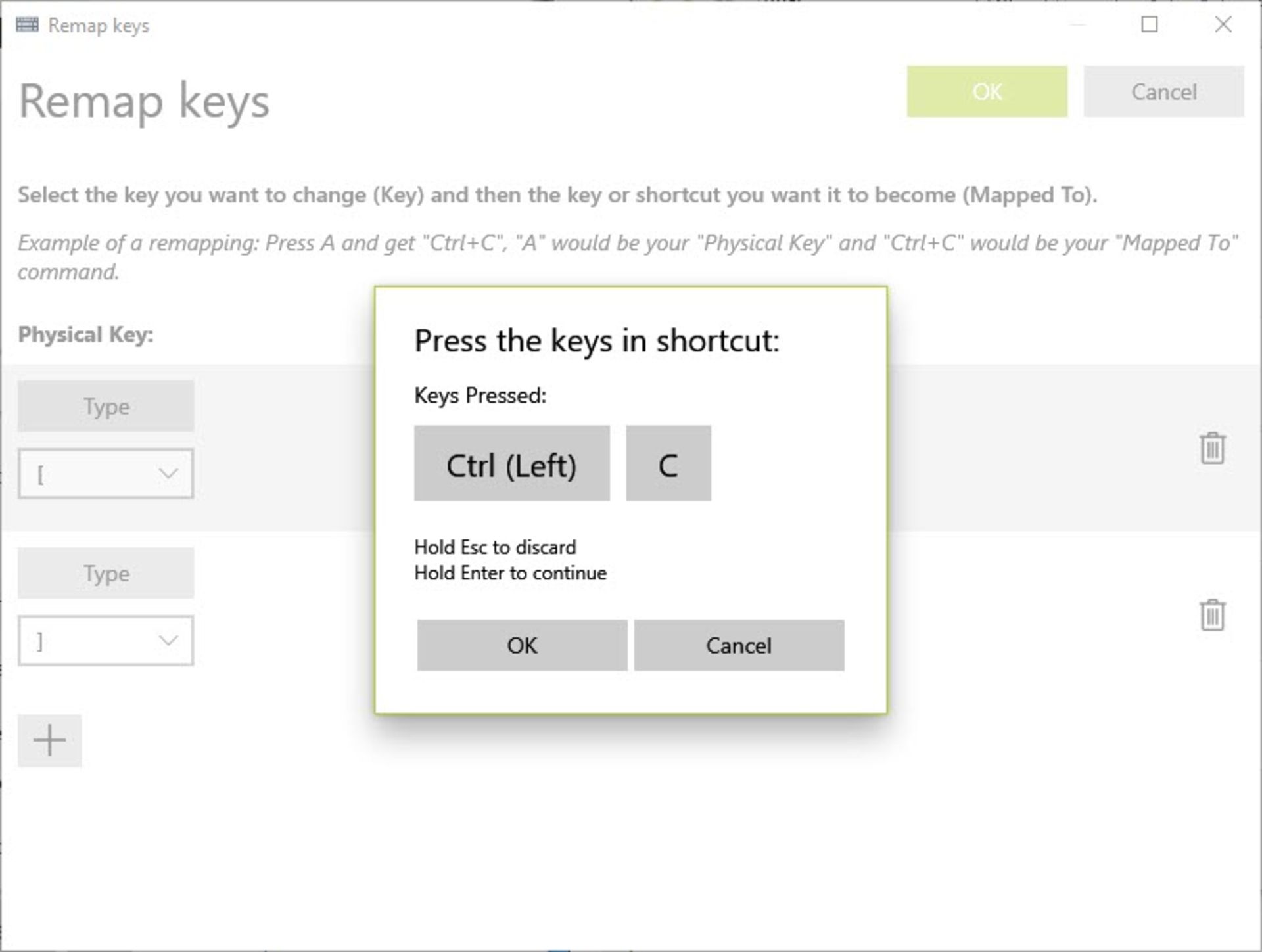 تغییر عملکرد کلید کیبورد در PowerToys