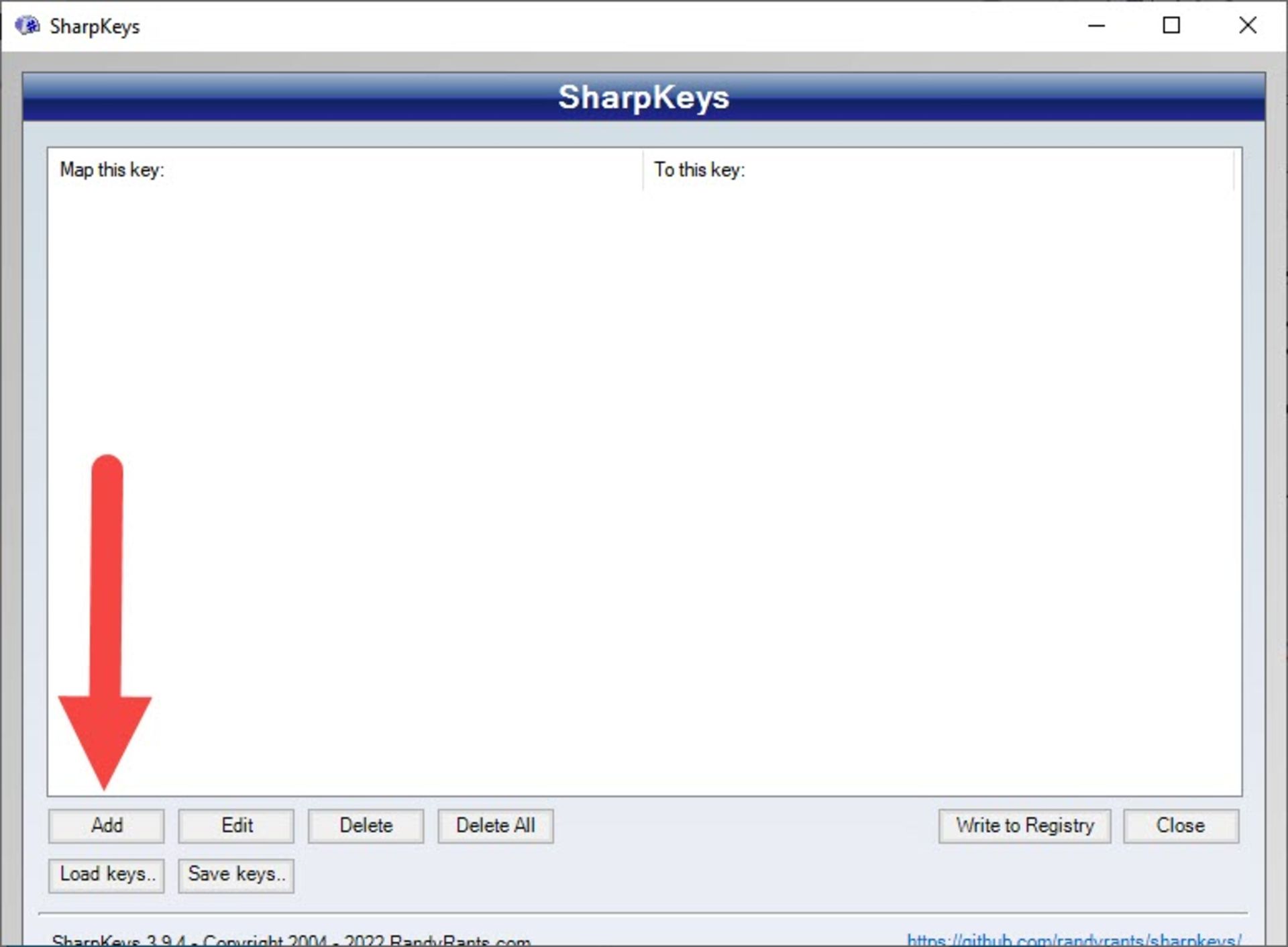 تغییر عملکرد کلید میانبر در SharpKeys