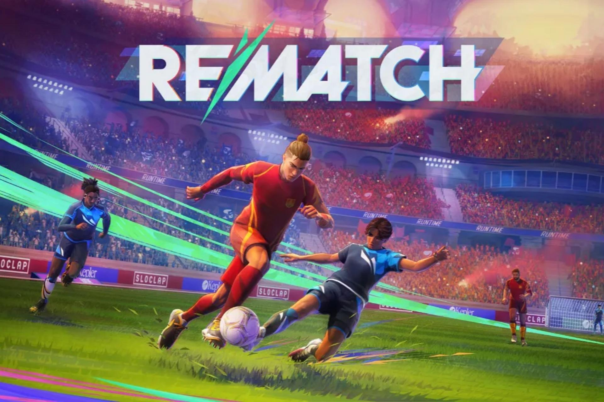 پوستر بازی Rematch و حضور شخص مشابه رونالدو