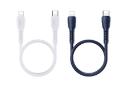 رنگ بندی کابل شارژ USB ریمکس Type-C به Lightning مدل RC-C022 با طول 0.3 متر