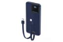 پاور بانک ریمکس RPP-500 Suji Series با ظرفیت 10000 میلی‌آمپر ساعت رنگ آبی