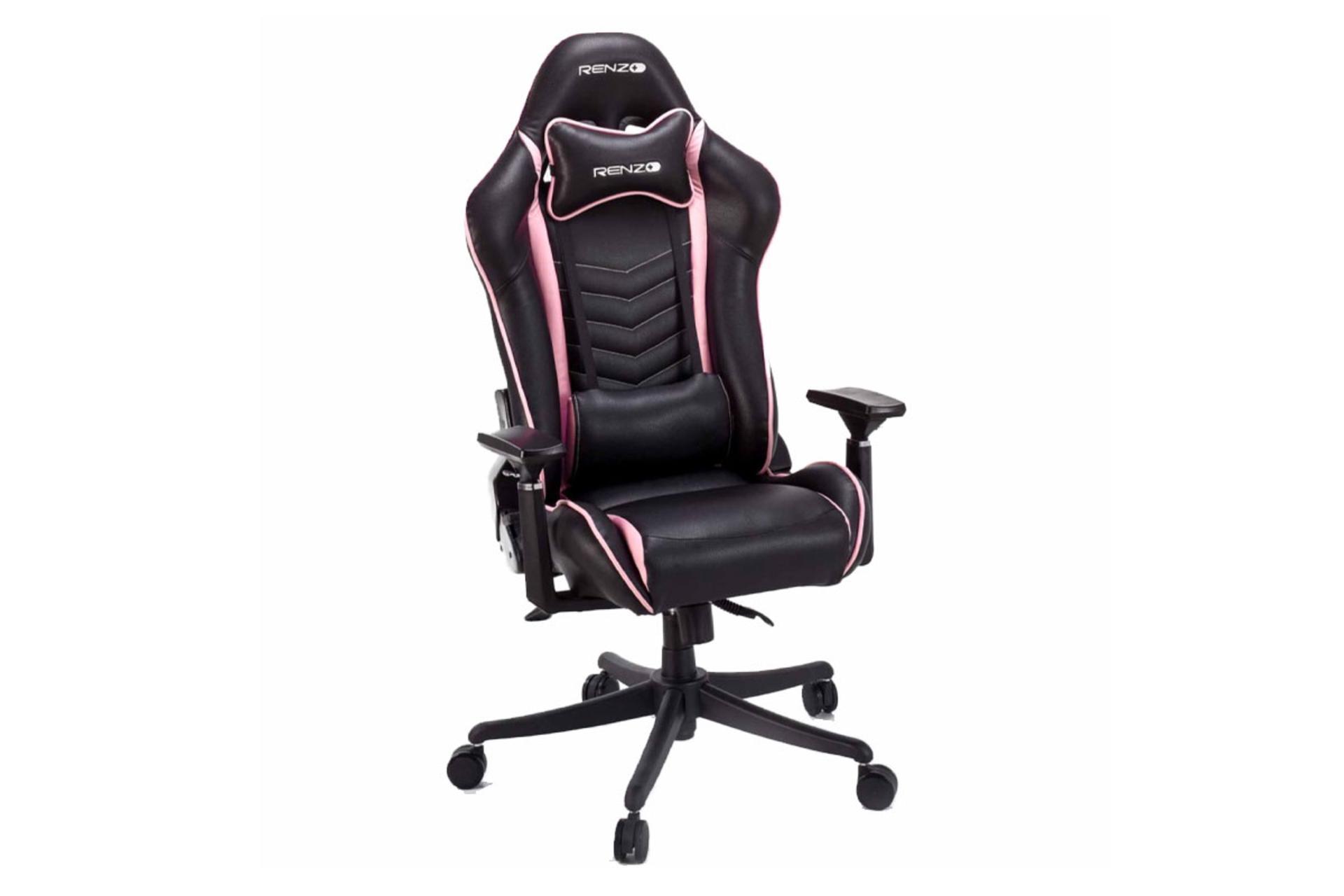 نمای سمت چپ صندلی گیمینگ رنزو Pink