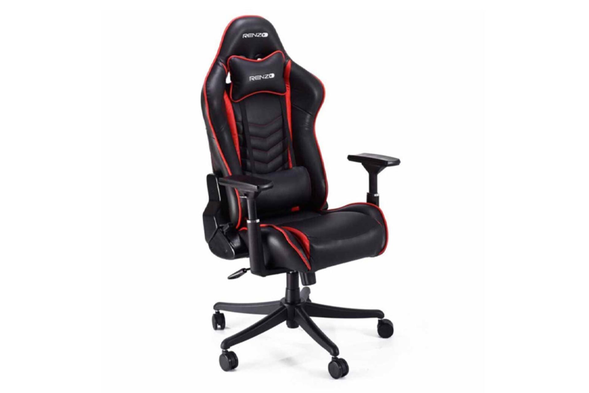 نمای سمت چپ صندلی گیمینگ رنزو Red