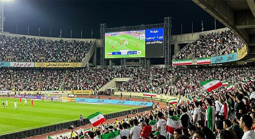 مسابقه فوتبال ایران در جام جهانی با تلویزیون مرکزی