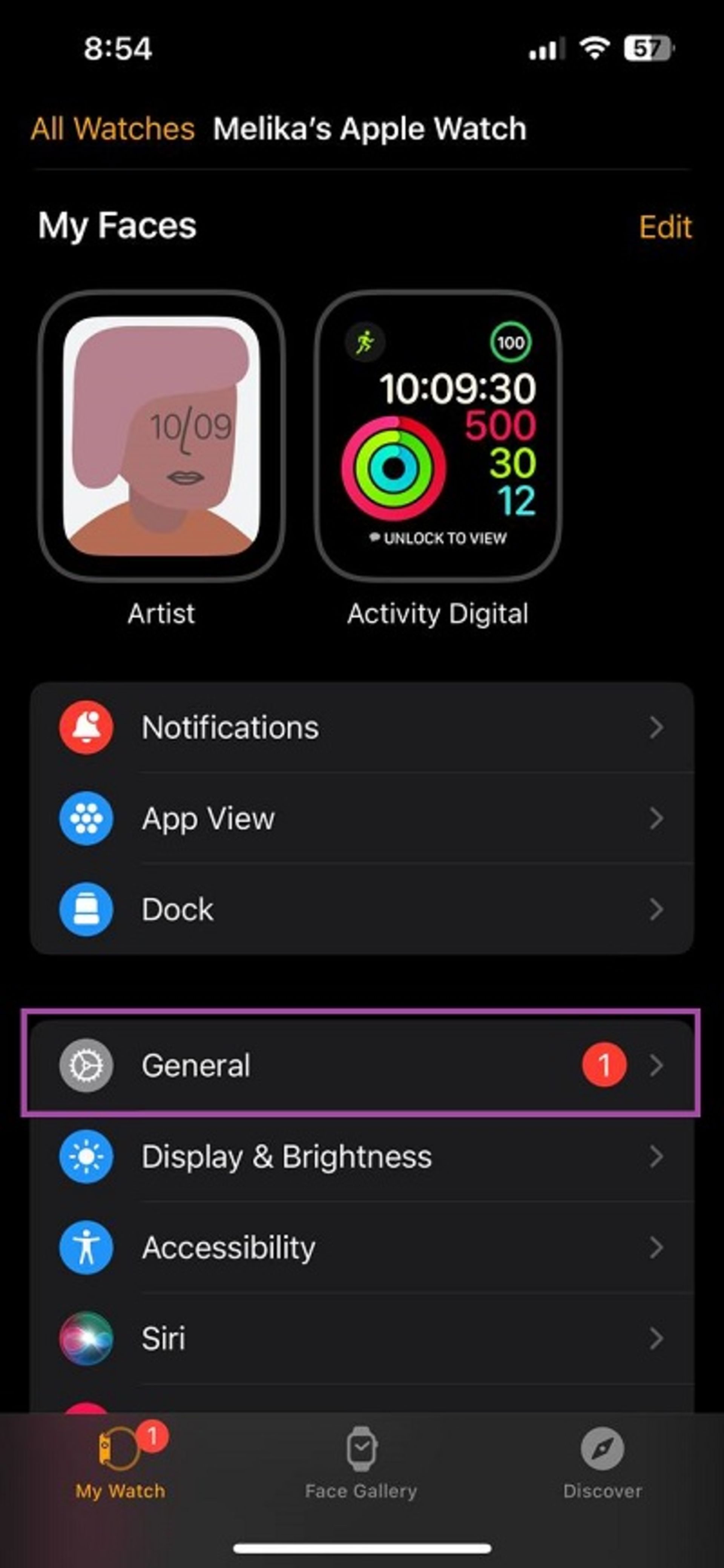  ریست کردن داده‌های همگام‌سازی اپل واچ