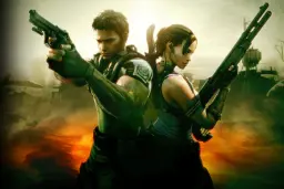 کروس ریدفیلد (Chris Redfield) و شوا در بازی رزیدنت اویل ۵