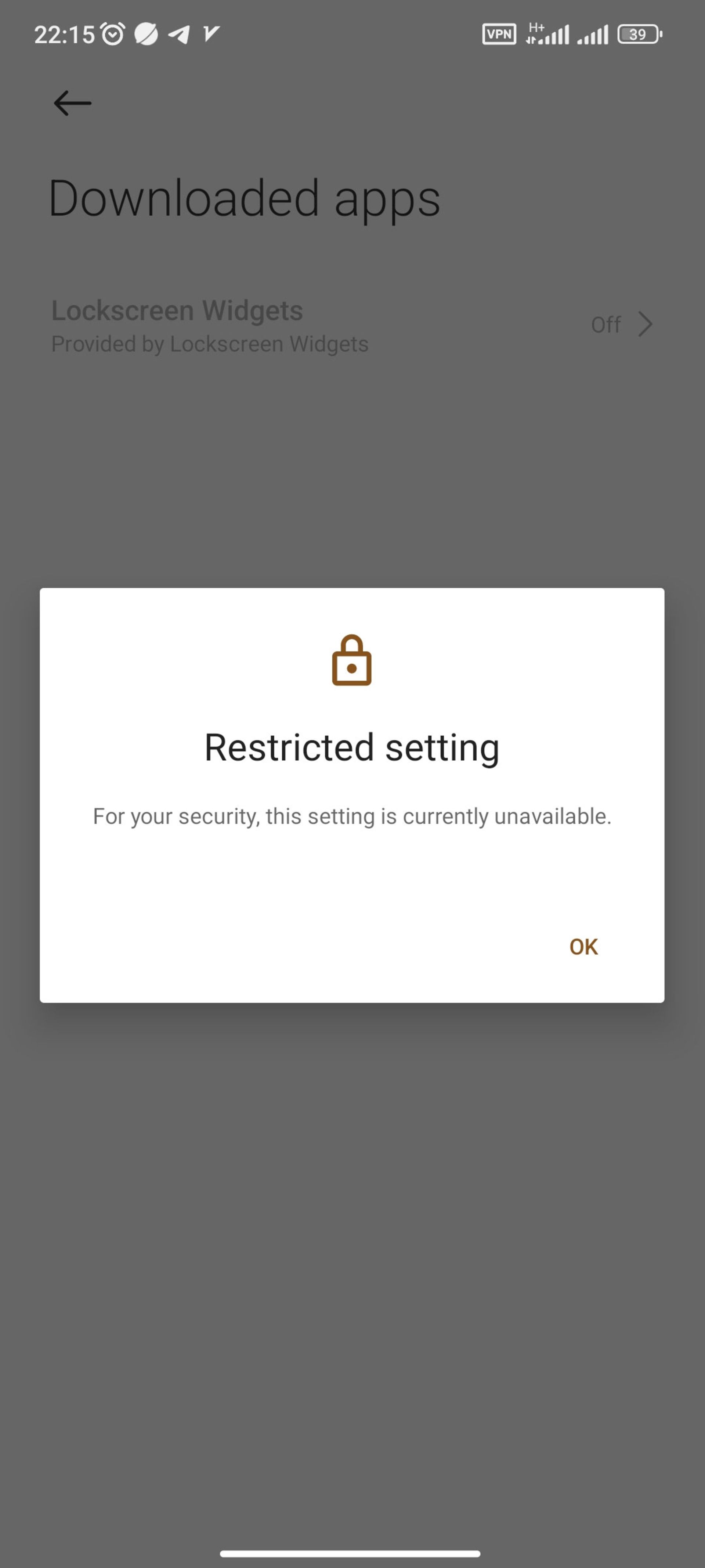 خطای Restricted