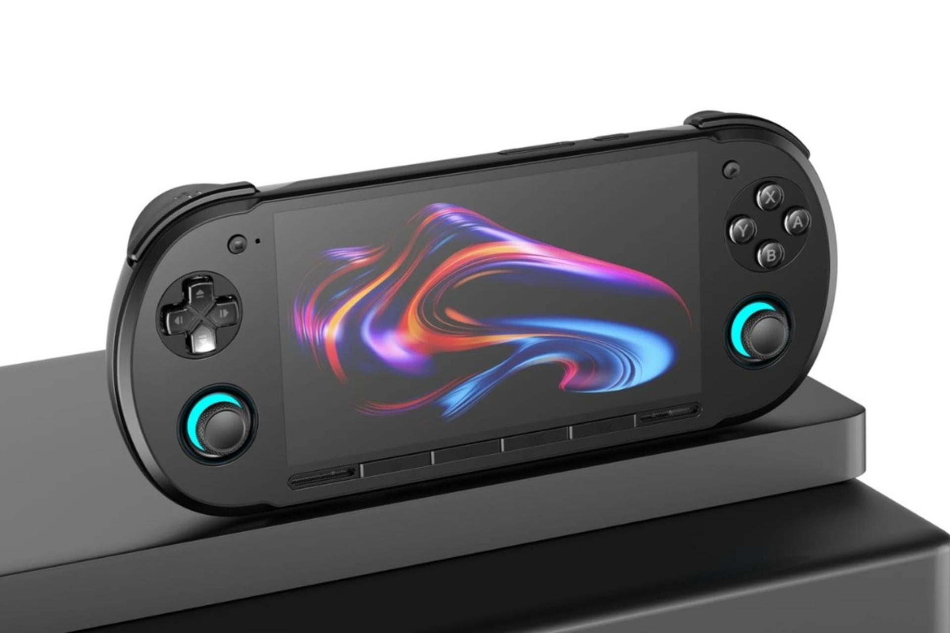 نمایشگر و نمای جلو کنسول دستی رتروید پاکت ۶