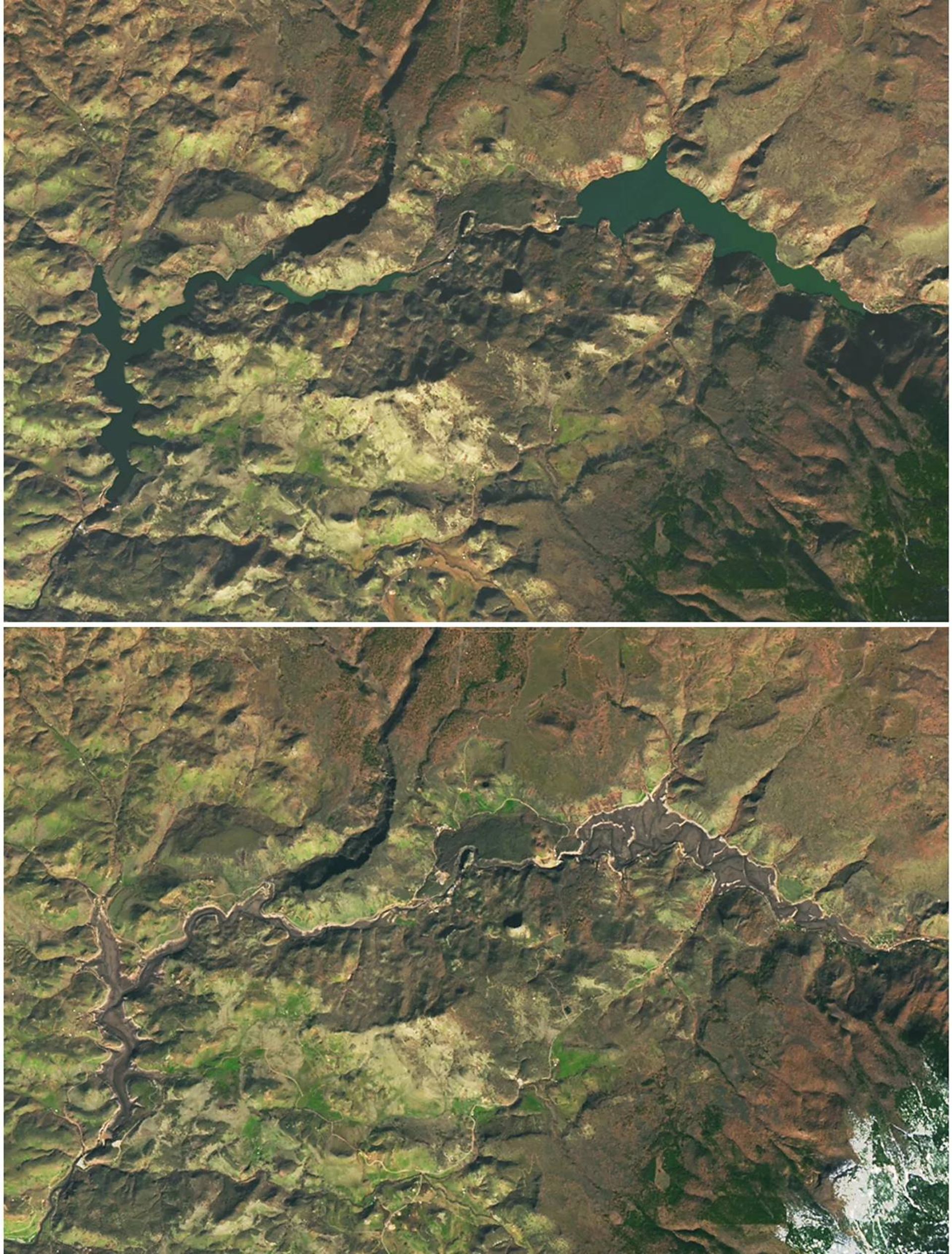 رودخانه قبل و پس از حذف سد