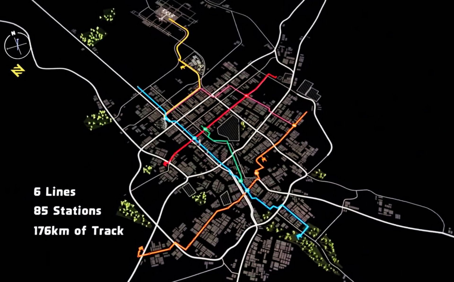 نقشه مترو ریاض