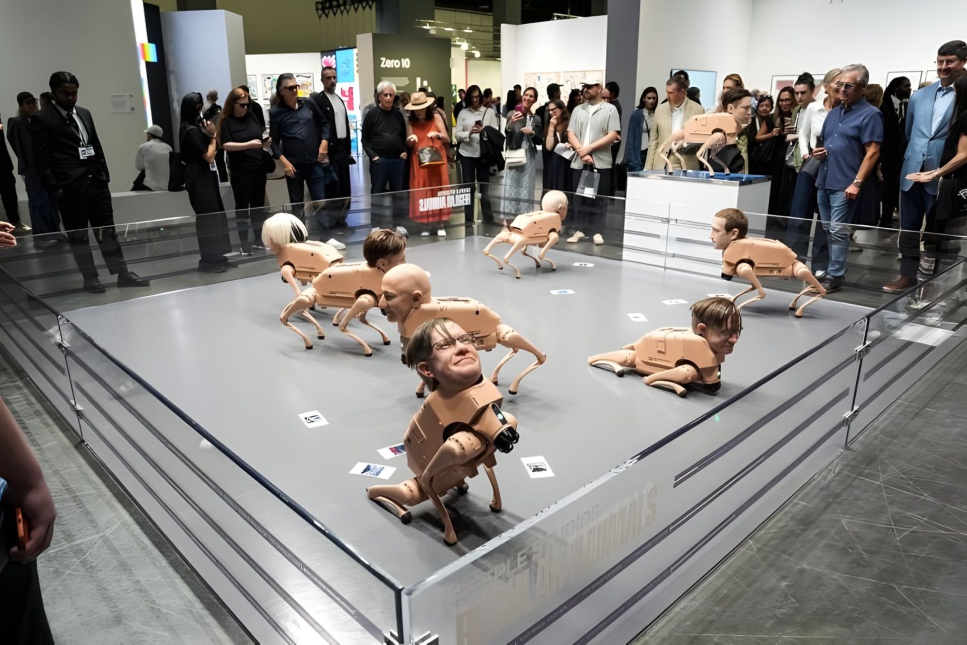 ربات پبل سگ با چهره افراد مشهور