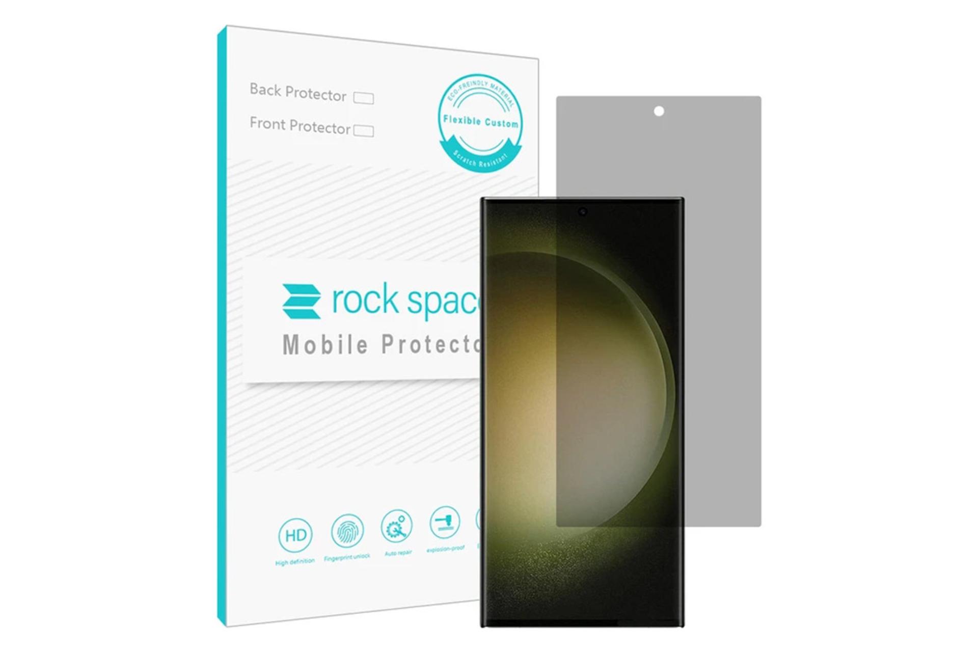 محافظ صفحه نمایش گوشی راک اسپیس مدل 180F-01Y مناسب سامسونگ Galaxy S23 Ultra