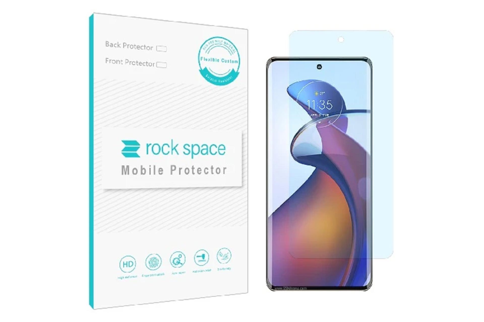 محافظ صفحه نمایش گوشی راک اسپیس مدل 180L-01Y مناسب موتورولا Edge 30 Fusion