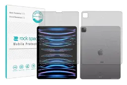محافظ صفحه نمایش تبلت راک اسپیس Rock Space HyMTT for Apple iPad Pro 12.9 2022 with Back Protector
