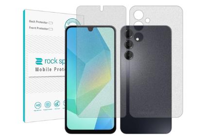 محافظ صفحه نمایش گوشی راک اسپیس مدل مات Resistant مناسب سامسونگ Galaxy A16 به همراه محافظ پشت گوشی