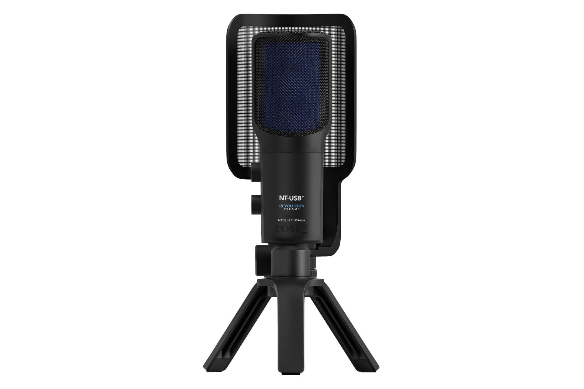 نمای پشت و بدنه میکروفون رود NT-USB+