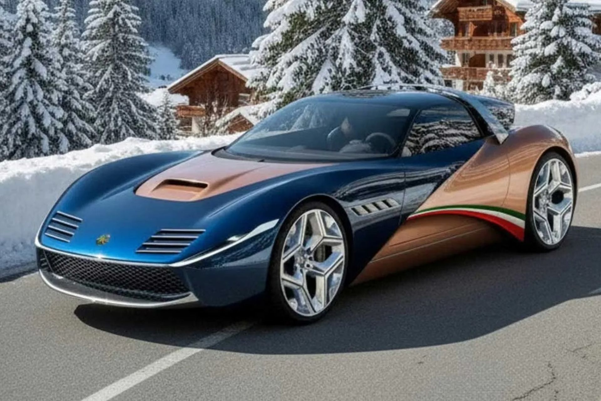 ابرخودروی برلینتا ولوچه در جاده