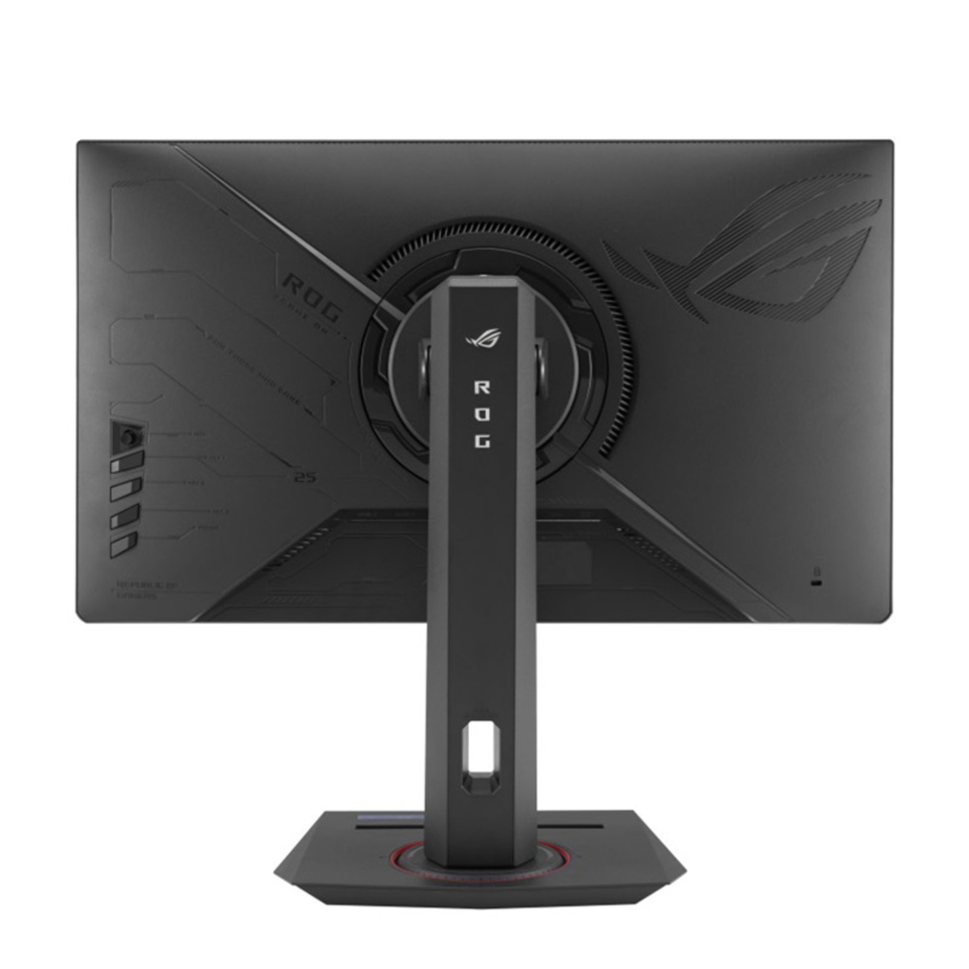 نمای پشت مانیتور گیمینگ ROG Strix XG259QNS 
