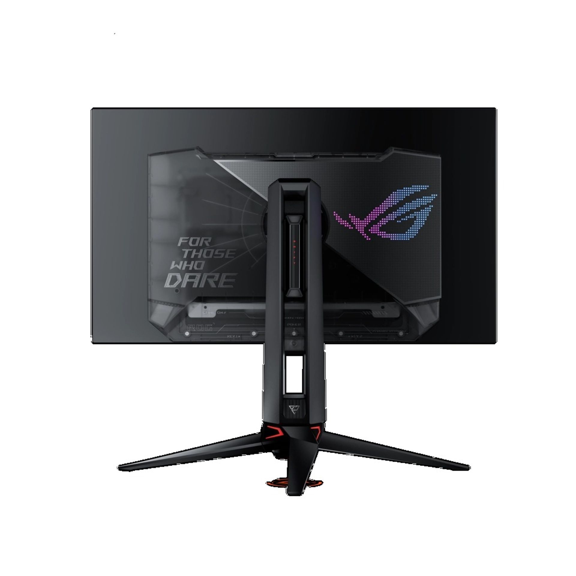 نمای عقب مانیتور گیمینگ ایسوس ROG Swift OLED PG27AQDP