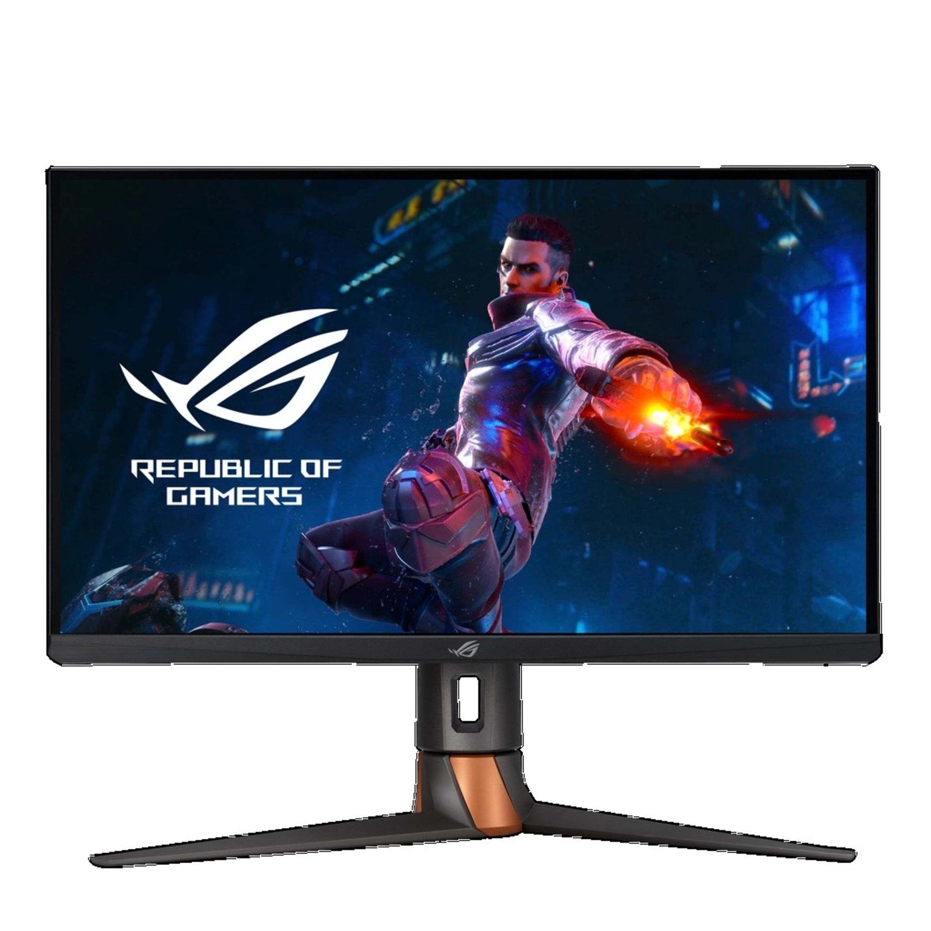 نمای جلو مانیتور گیمینگ ایسوس ROG Swift PG27AQNR