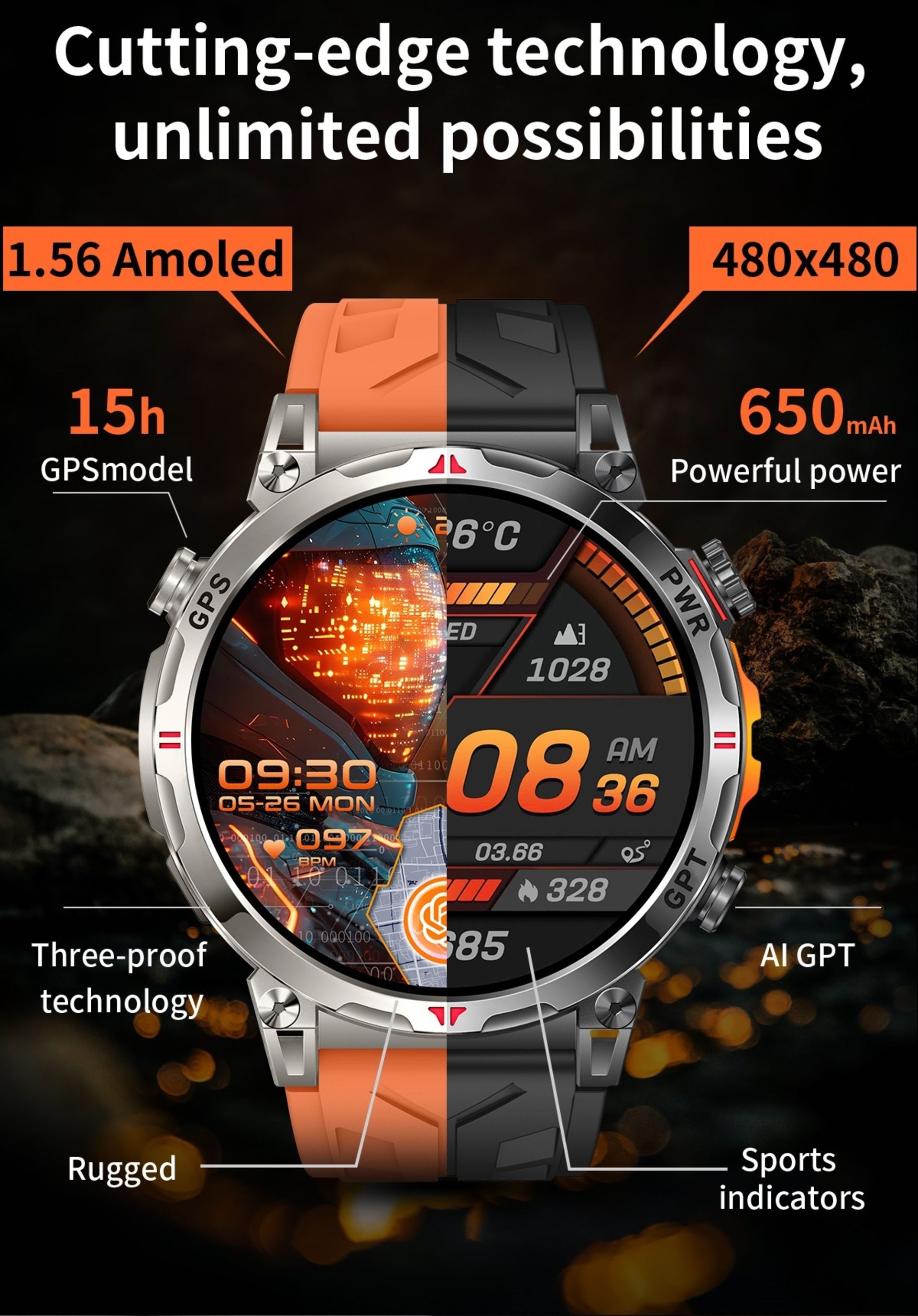 امکانات ساعت هوشمند GT3S