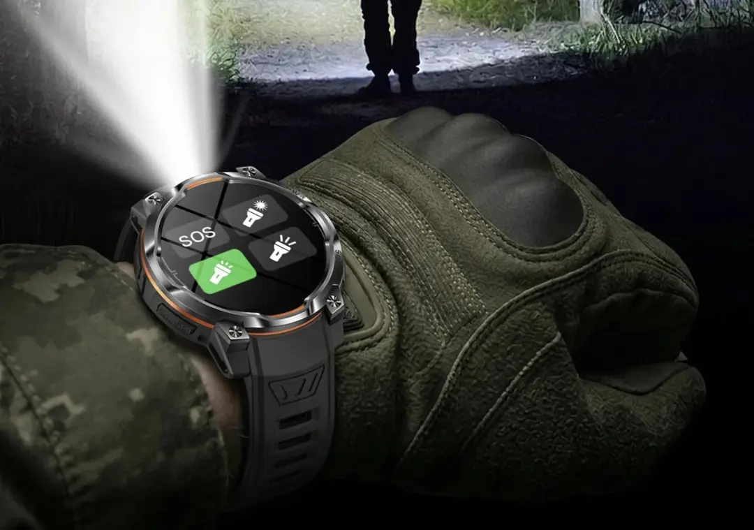 ساعت هوشمند رگید (Rollme Hero K1) با قابلیت چراغ قوه در محیط تاریک