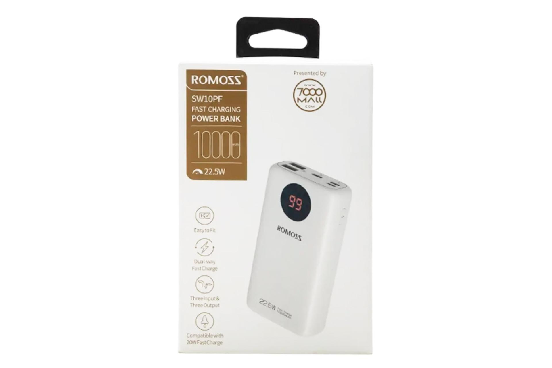 جعبه پاور بانک روموس Romoss PSW10-172 10000mAh