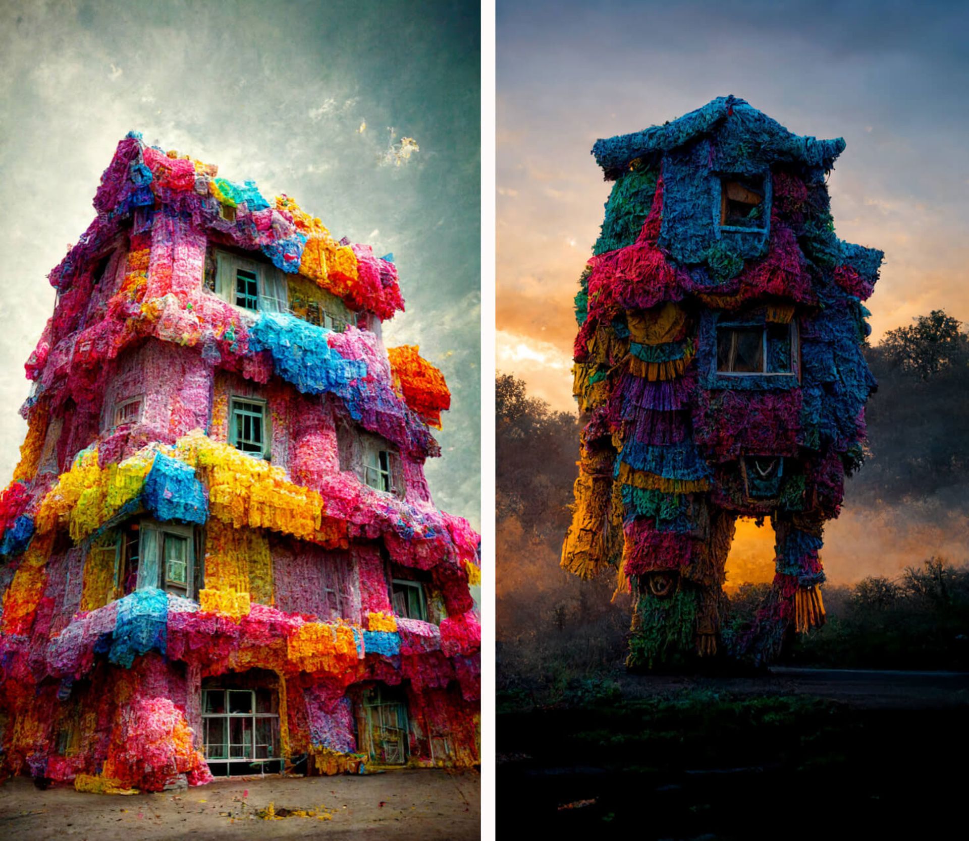 خانه رنگی اثر رونالد رائل در میدجورنی