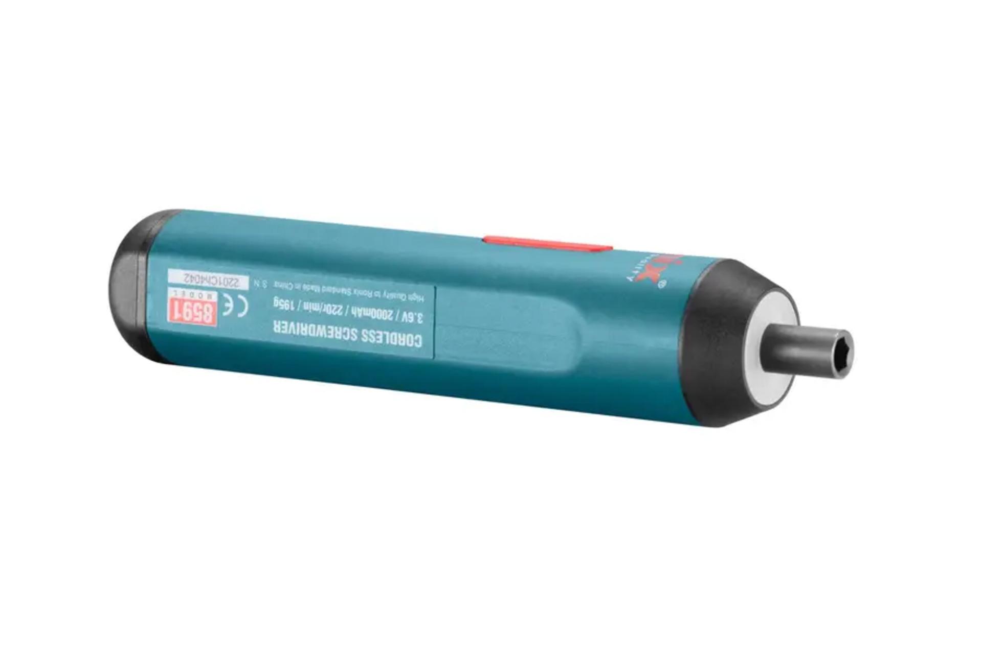 ابعاد و اندازه پیچ گوشتی شارژی رونیکس 8591