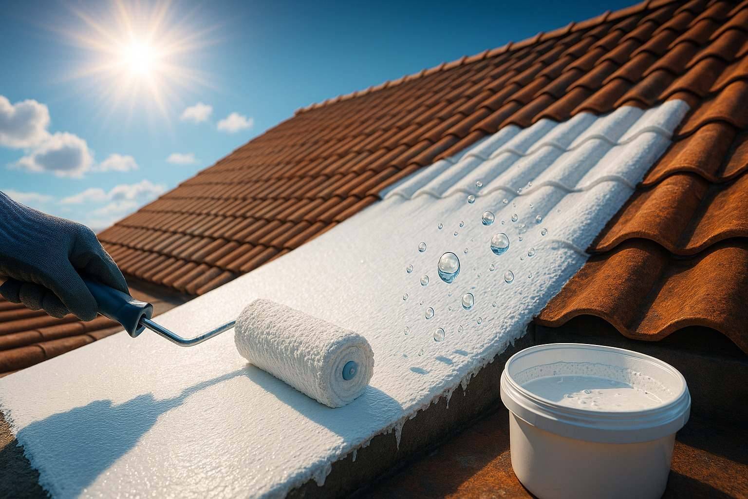 رنگ سقف جادویی تقریباً کل نور خورشید را بازتاب می‌دهد و همزمان آب تولید می‌کند