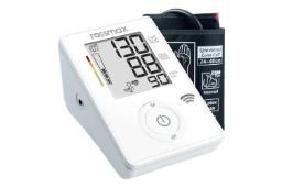 نمای کلی دستگاه فشار خون رز مکس CF175f با نمایش کاف، لوگو و نمایشگر