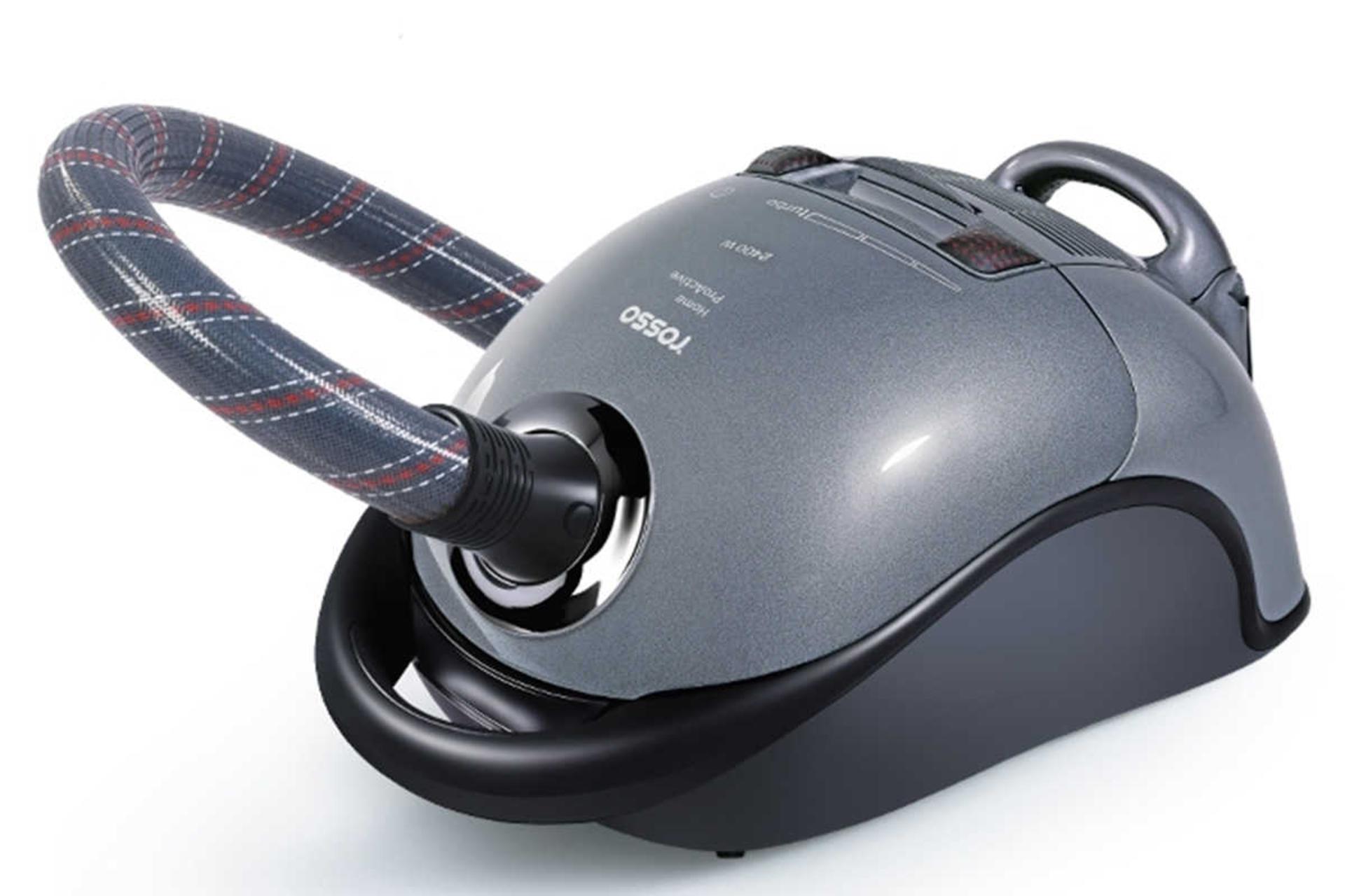 نمای سمت راست جاروبرقی روسو Home Compatible رنگ خاکستری