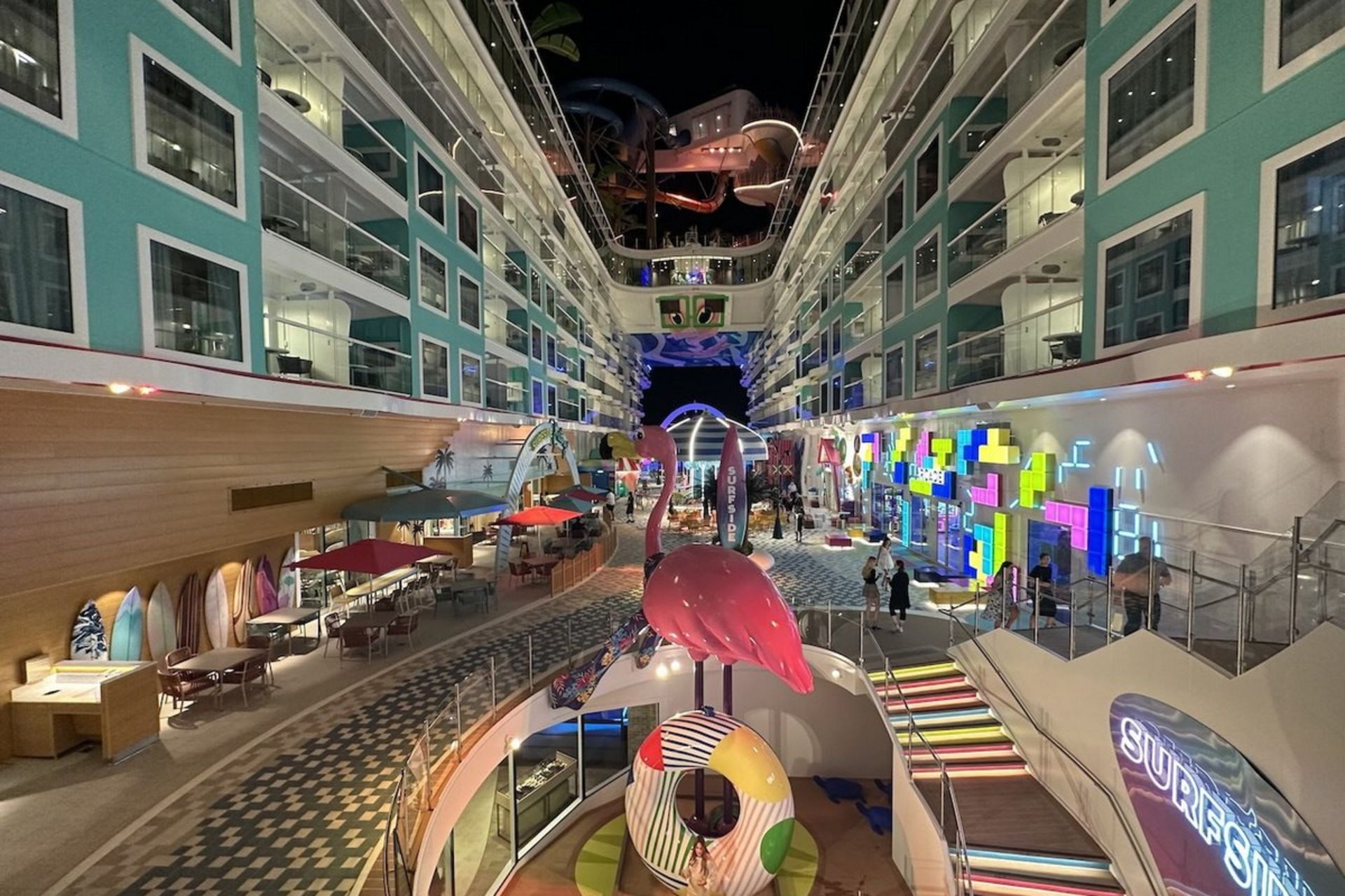 The Surfside area on Icon of the Seas is for families