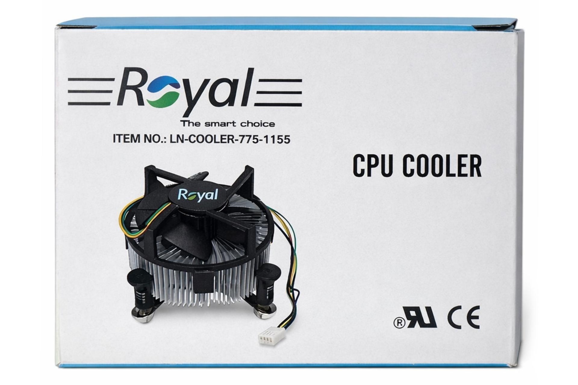 جعبه خنک کننده پردازنده رویال Royal LN-COOLER-775-1155