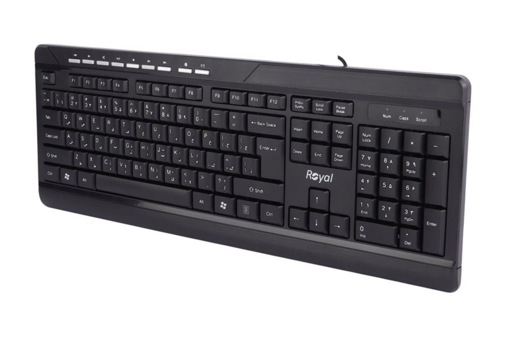 ابعاد و اندازه کیبورد رویال RK-330