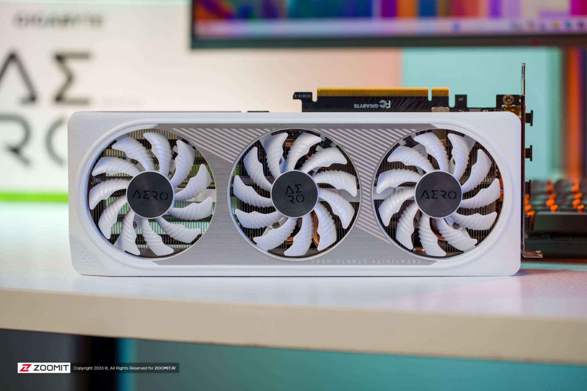 فن های کارت گرافیک RTX 4060 Ti AERO OC