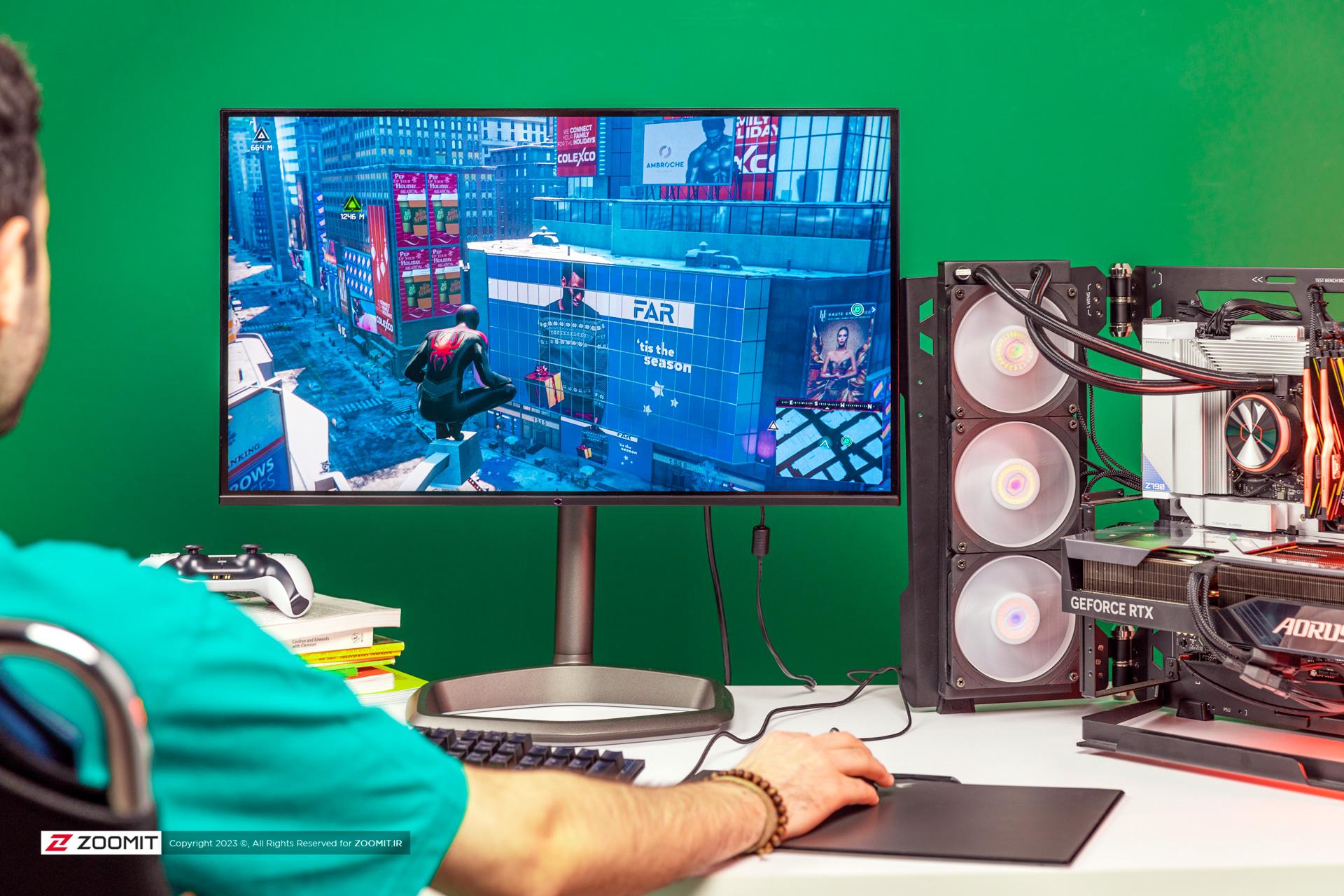 RTX-4070 - درحال بازی