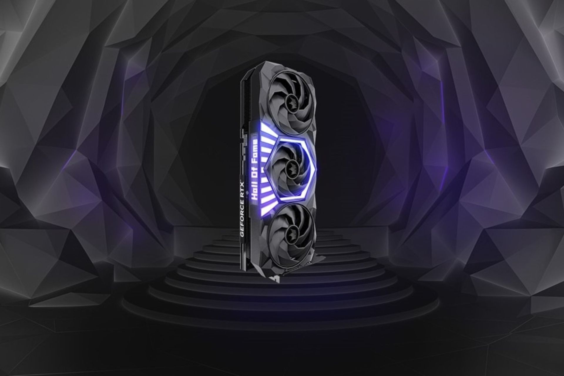 نمای جلو کارت گرافیک سفارشی RTX 5070 Ti 
