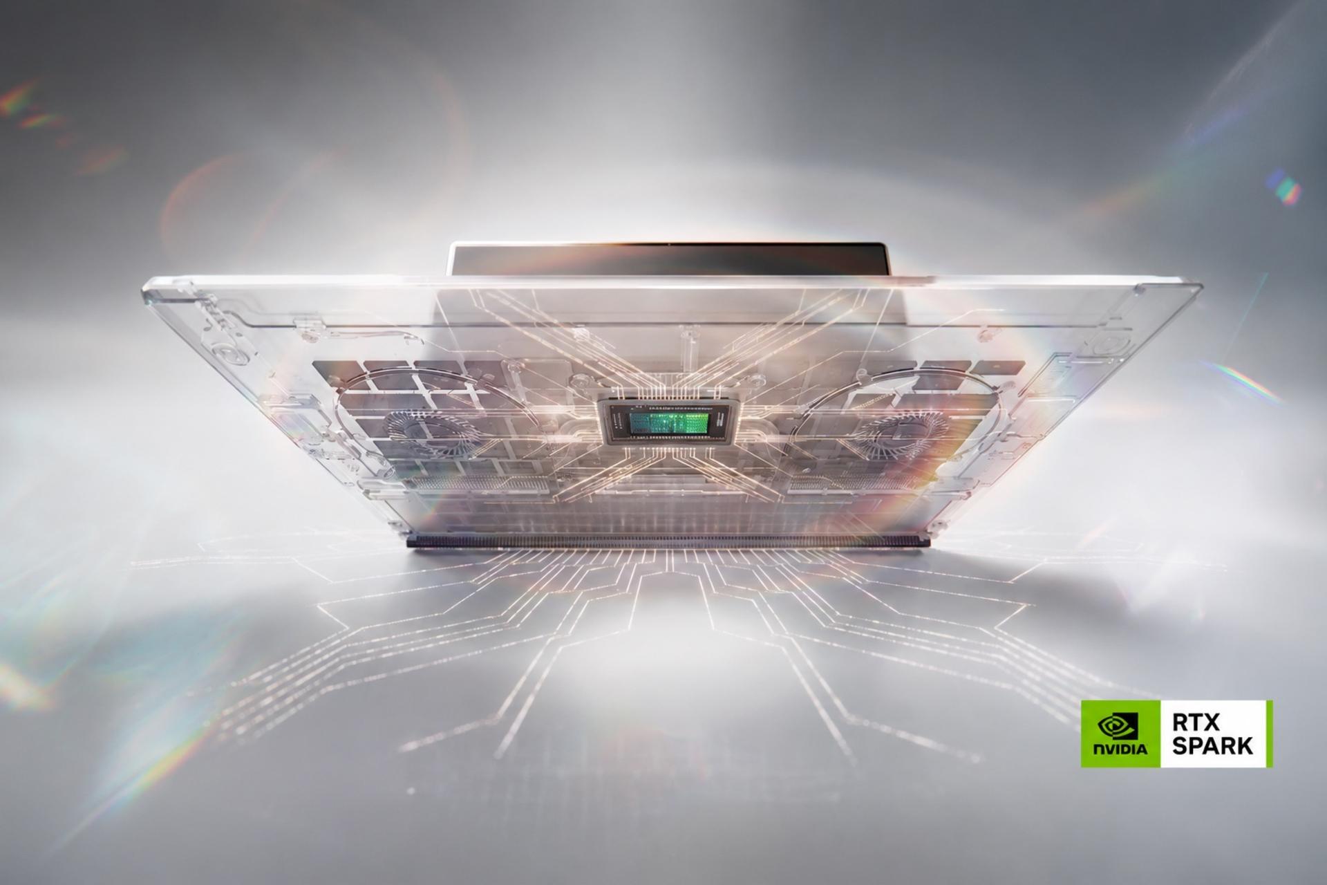 تراشه RTX Spark در دل یک لپ‌تاپ