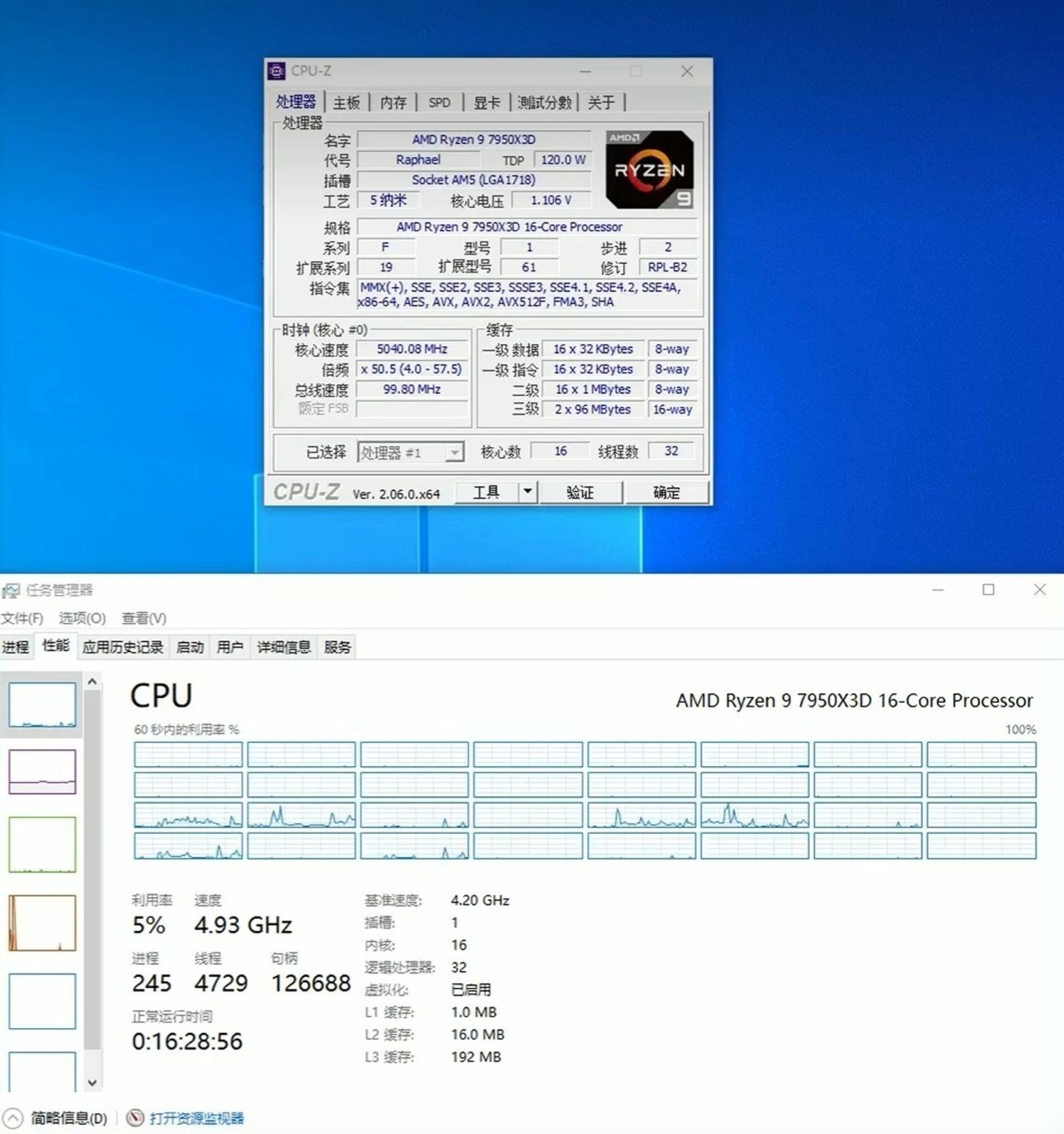 مشخصات منتشر شده از پردازنده Ryzen 9 7950X3D با ۱۹۲ مگابایت حافظه کش