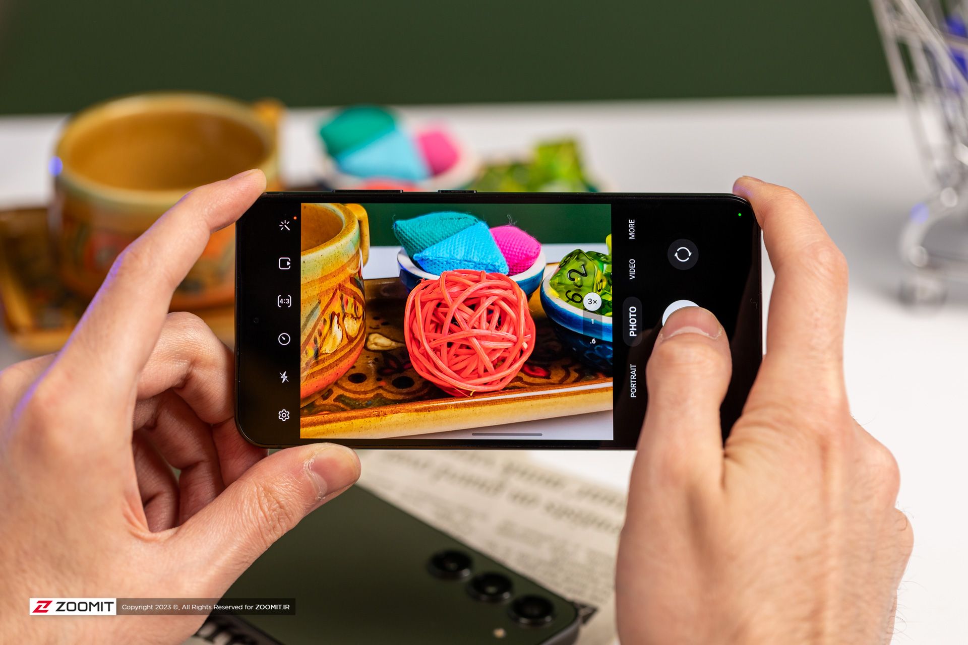 رابط کاربری دوربین اس ۲۳