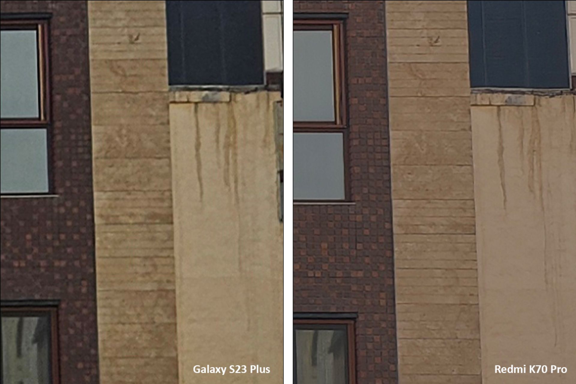 برشی از نمای ساختمان و جزئیات آن