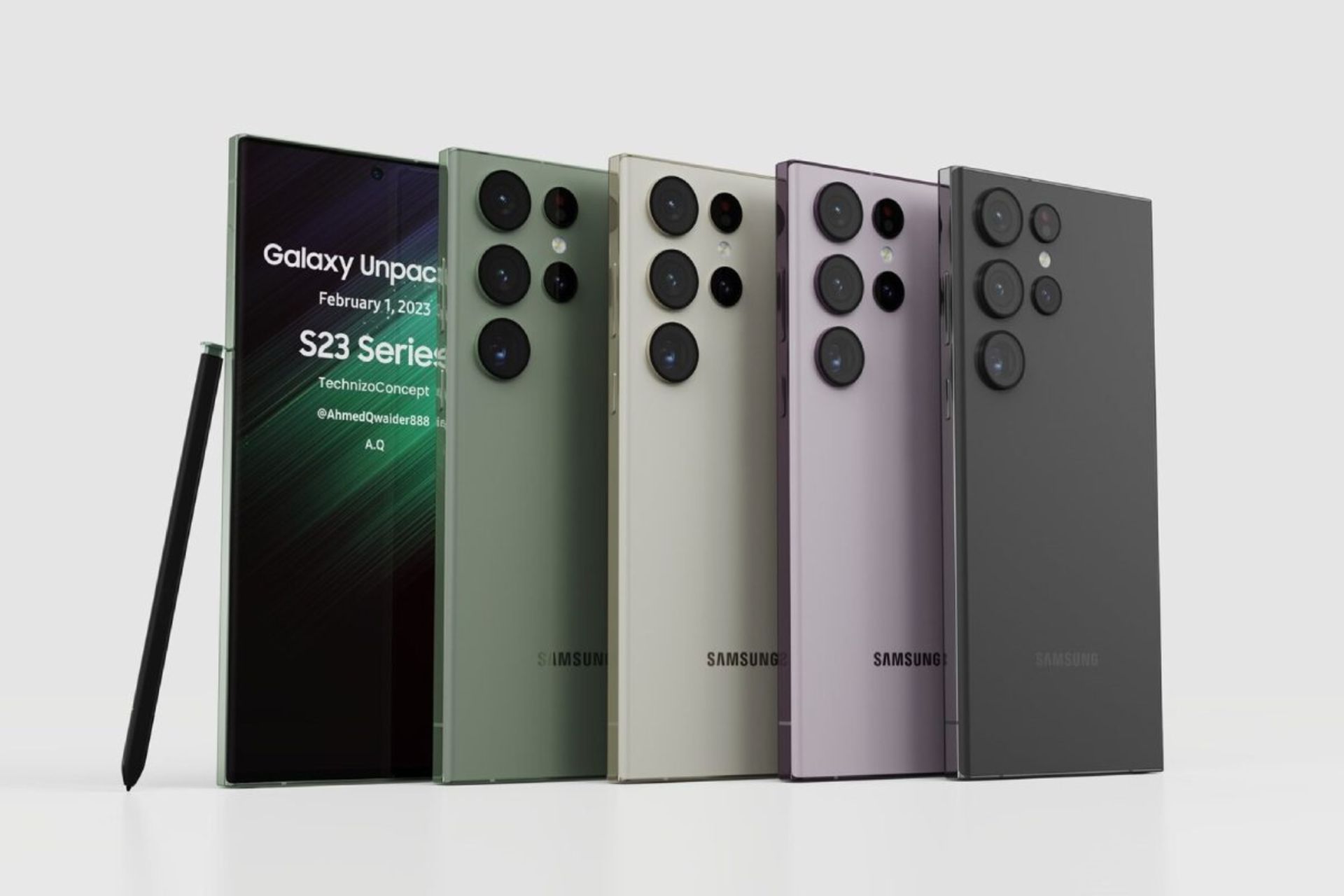 رندر گلکسی S23 اولترا