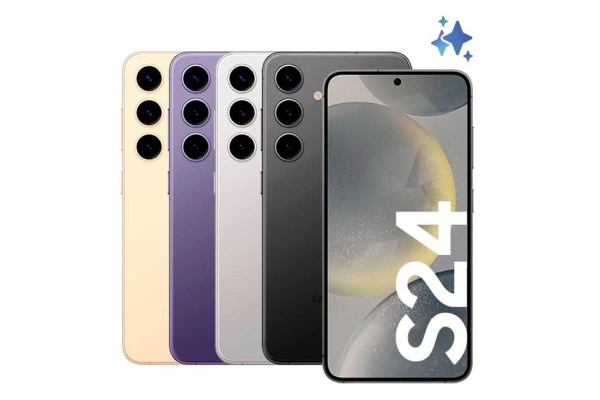 تصاویر لو رفته گوشی سامسونگ گلکسی S24 در تمامی رنگ‌ها از سایت رسمی کارائیب سامسونگ